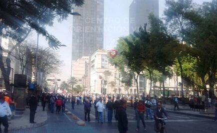 Marchan de Bucareli al Hemiciclo a Juárez 