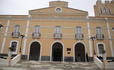 Protestan estudiantes de la UAEH por uso de recursos a favor de aspirante del PT a presidencia municipal