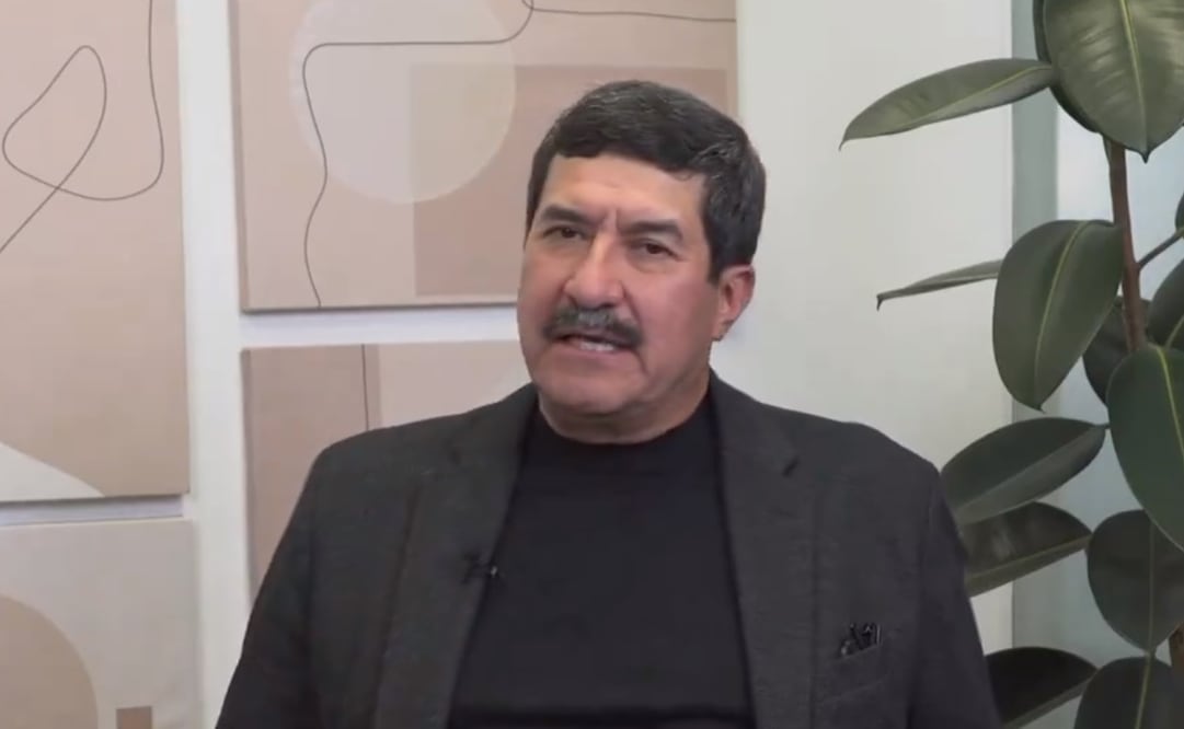 Javier Corral con Tatiana Clouthier. Foto: Captura de pantalla