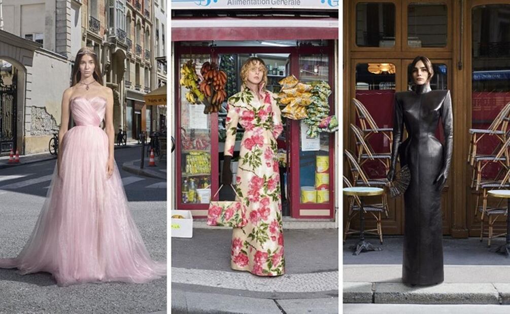 Demna incluyó un vestido inspirado en el baile de debutantes, creado en organza. Foto: Especial