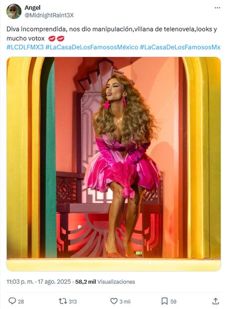 Memes de La Casa de Los Famosos 3. Foto: X