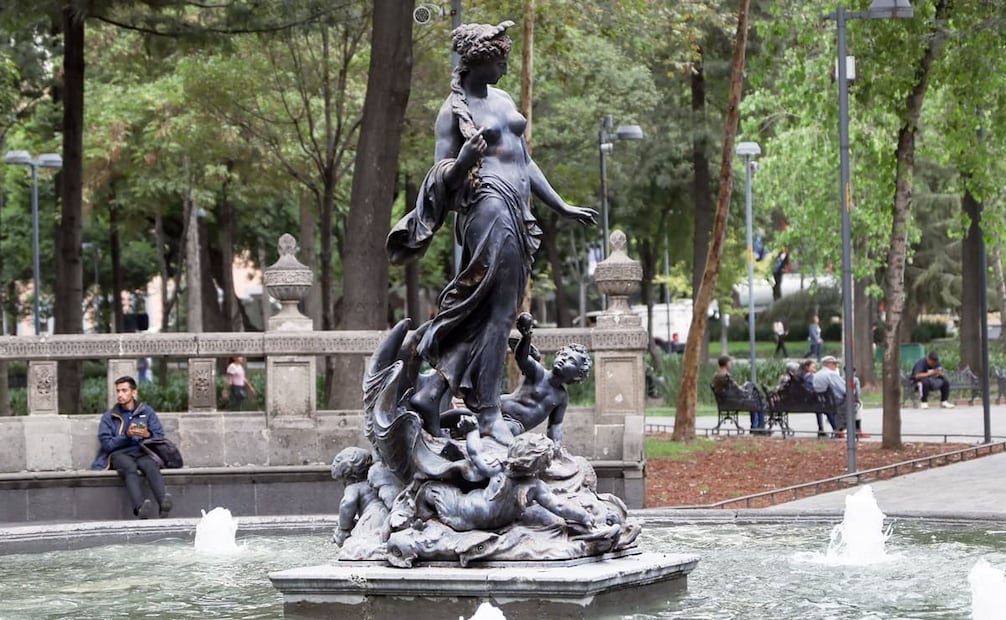 Alameda Central en CDMX. Foto: Hugo Salvador / EL UNIVERSAL.