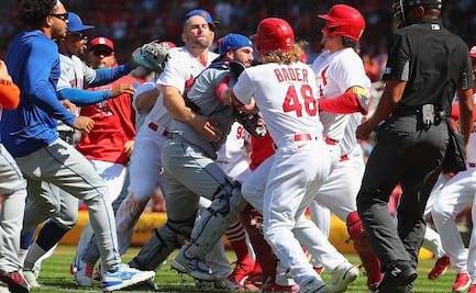 Se desata batalla campal en el juego entre los Cardinals vs Mets