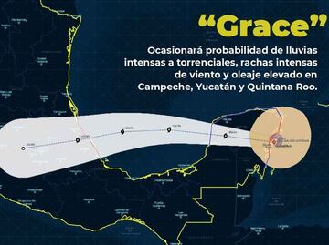 Huracán Grace: Esta es la trayectoria y todos los estados que afectará