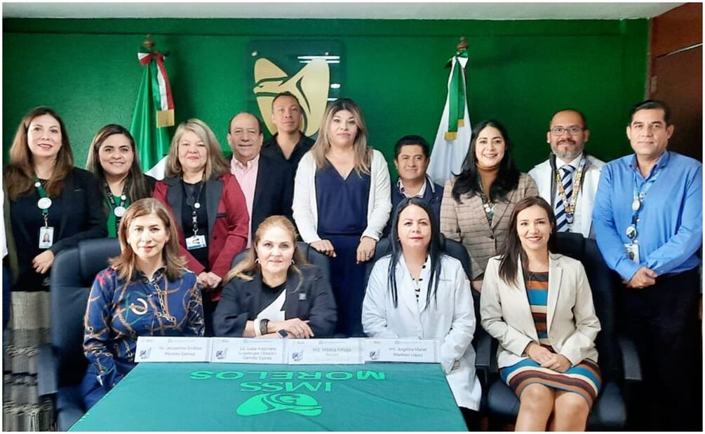 Mónica Arriaga Arroyo es designada encargada de despacho en IMMS Morelos (5/12/2024). Foto: Especial