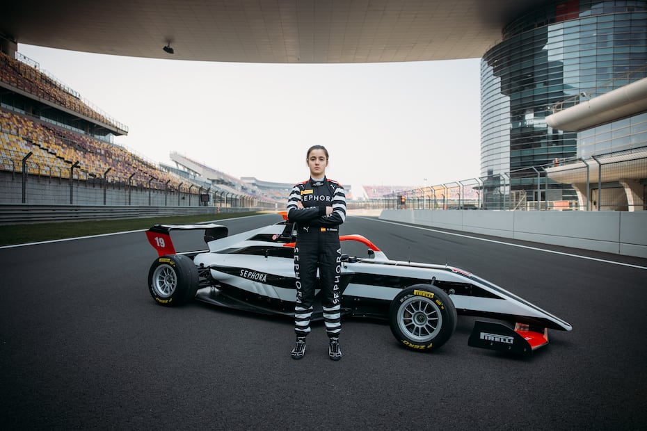 La piloto española Natalia Granada debutará en 2026 con el monoplaza “Sephora operated by PREMA”. Foto: Cortesía Sephora