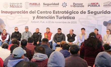 Inauguran en la Sierra Negra de Puebla el nuevo Centro Estratégico de Seguridad y Atención Turística