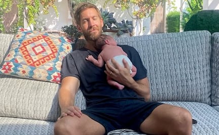 Calvin Harris anuncia el nacimiento de su primer hijo con fotos que incluyen la placenta de su esposa 
