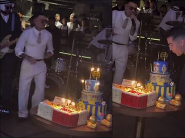 Raw Alejandro puso el ambiente en el cumpleaños de Cristiano Ronaldo; así fue la fiesta de El Bicho