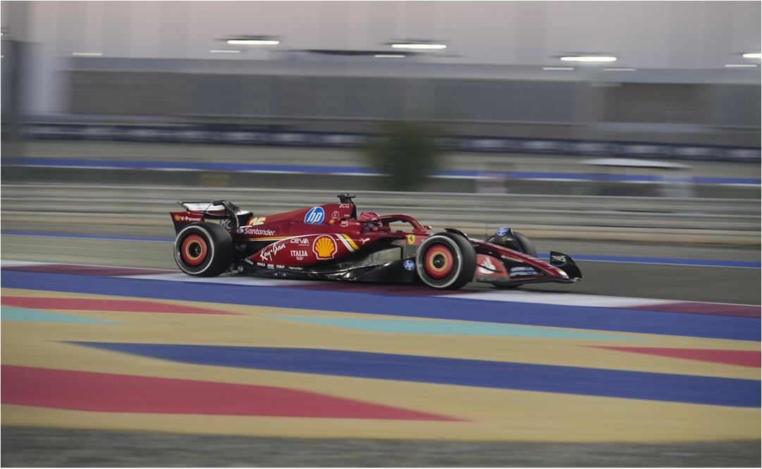 FOTO: AP - Charles Leclerc brilla en la práctica 1 del GP de Qatar