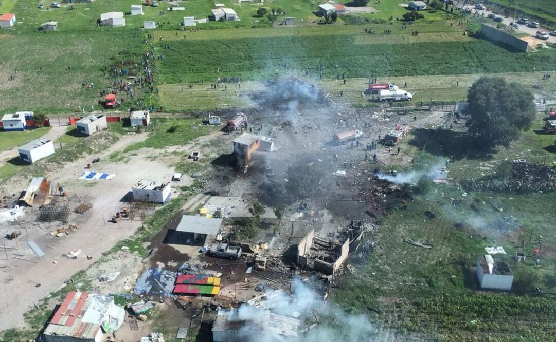 La explosión se dio en la zona de La Saucera. Foto: Especial