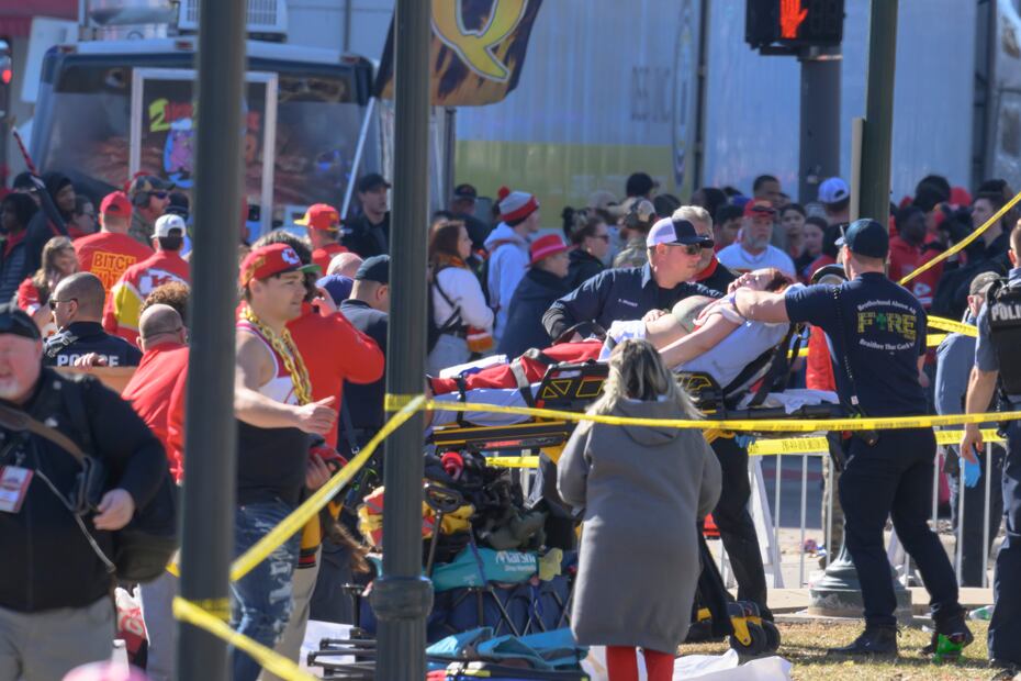 Imágenes del tiroteo en Kansas City