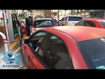 Amanece con desabasto de gasolina y largas filas la CDMX