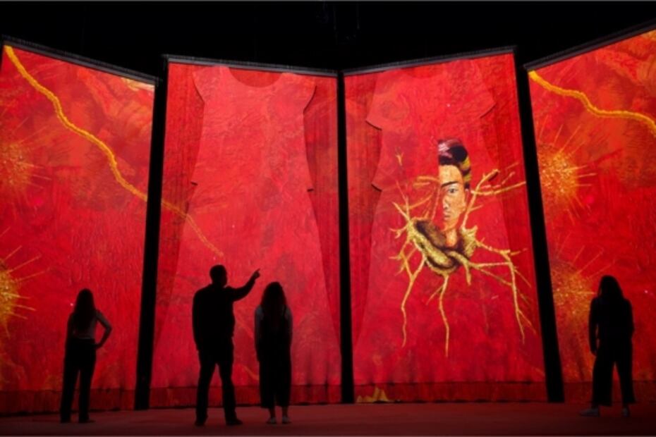 Festejan a Frida Kahlo con exposición inmersiva 
