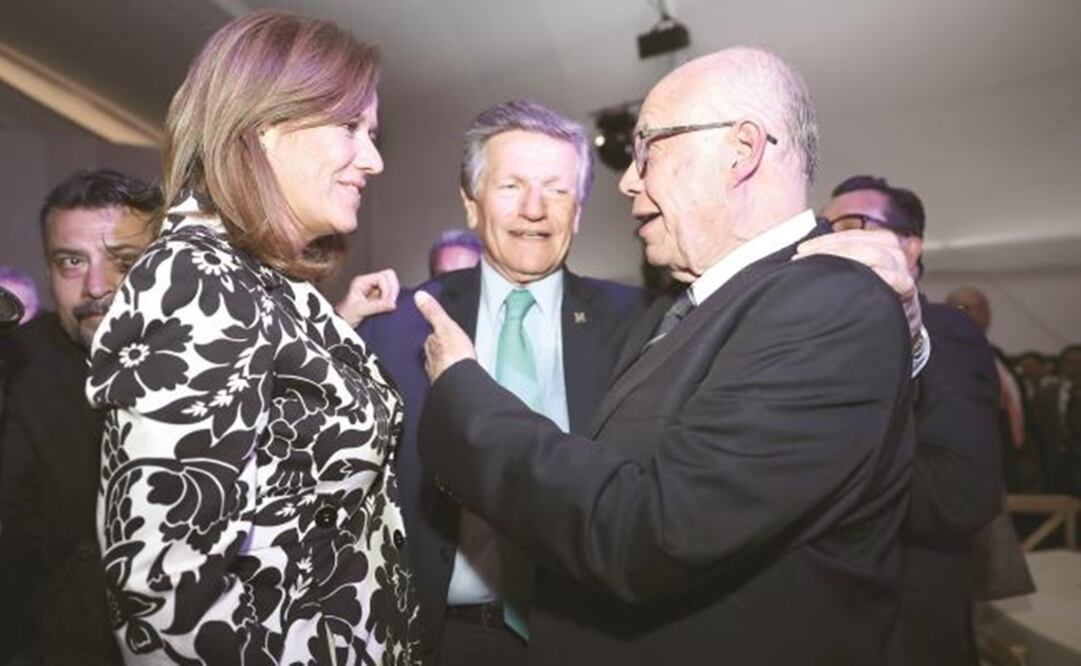 Margarita Zavala and José Narro Robles – Photo by Lucía Godínez/EL UNIVERSAL