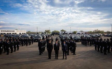 Samuel García toma protesta a 200 nuevos policías en Nuevo León; cifra de la Fuerza Civil asciende a 6 mil 800, resalta