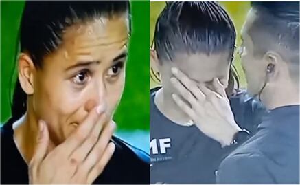 VIDEO: La emotiva reacción de la silbante Karen Hernández tras debutar en la Liga MX