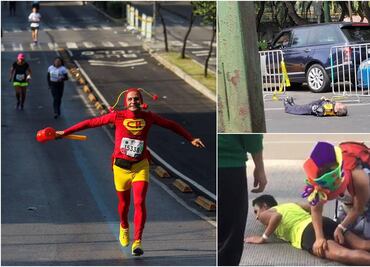 Cervezas, violencia y solidaridad, lo que no viste del Maratón de la CDMX