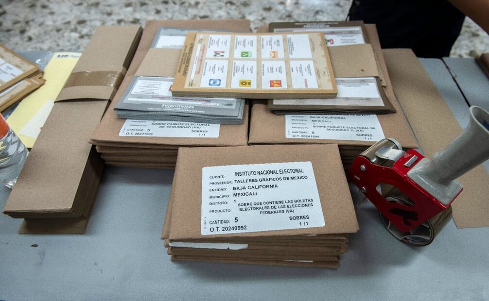 Material electoral. Foto: Segob