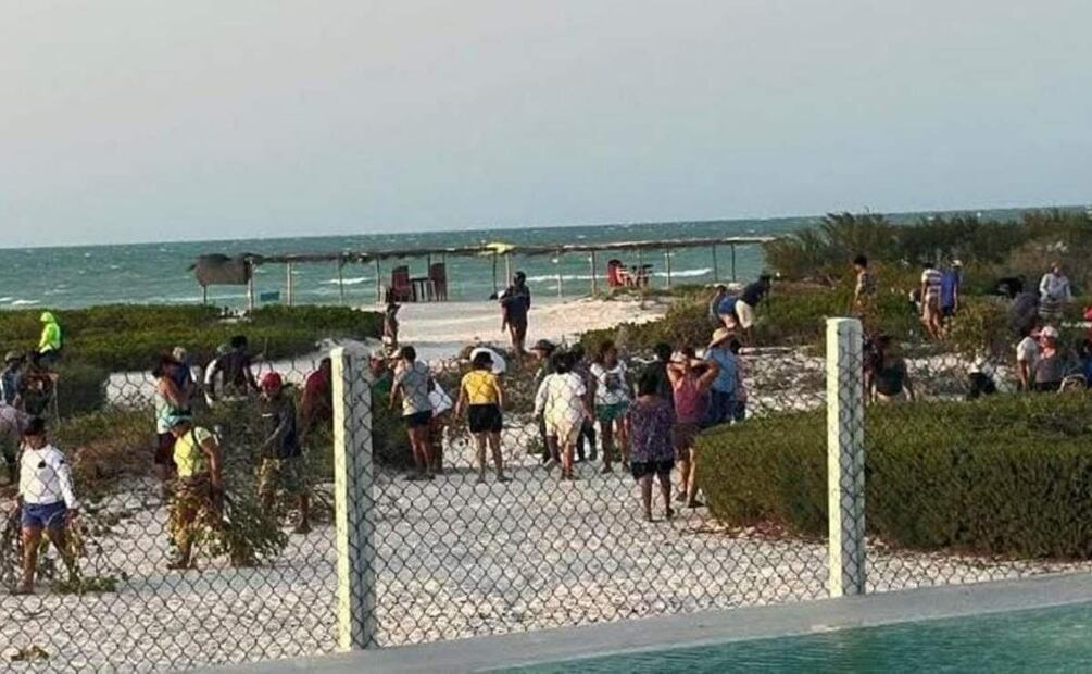 Trascendió pobladores pretenden ofrecer lotes a quienes participen en la "limpieza" de esta zona (07/05/2025). Foto: Especial