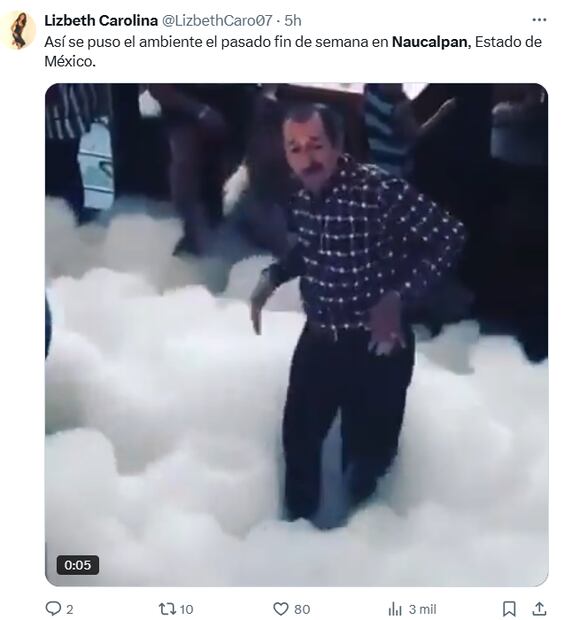 Los mejores memes de la espuma tóxica en Naucalpan. Foto: Redes Sociales