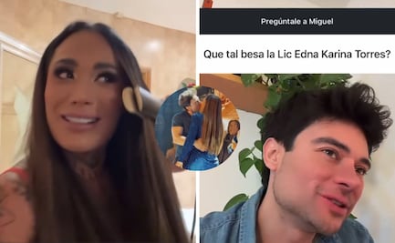 Karina Torres y Dr. Miguel hablan sobre su beso: "está hermosísima y huele a florecitas”
