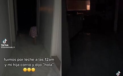  Madre graba a su hija saludando a un "fantasma" y lo sube a TikTok