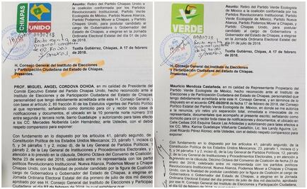 Partido Verde se separa de coalición del PRI en Chiapas