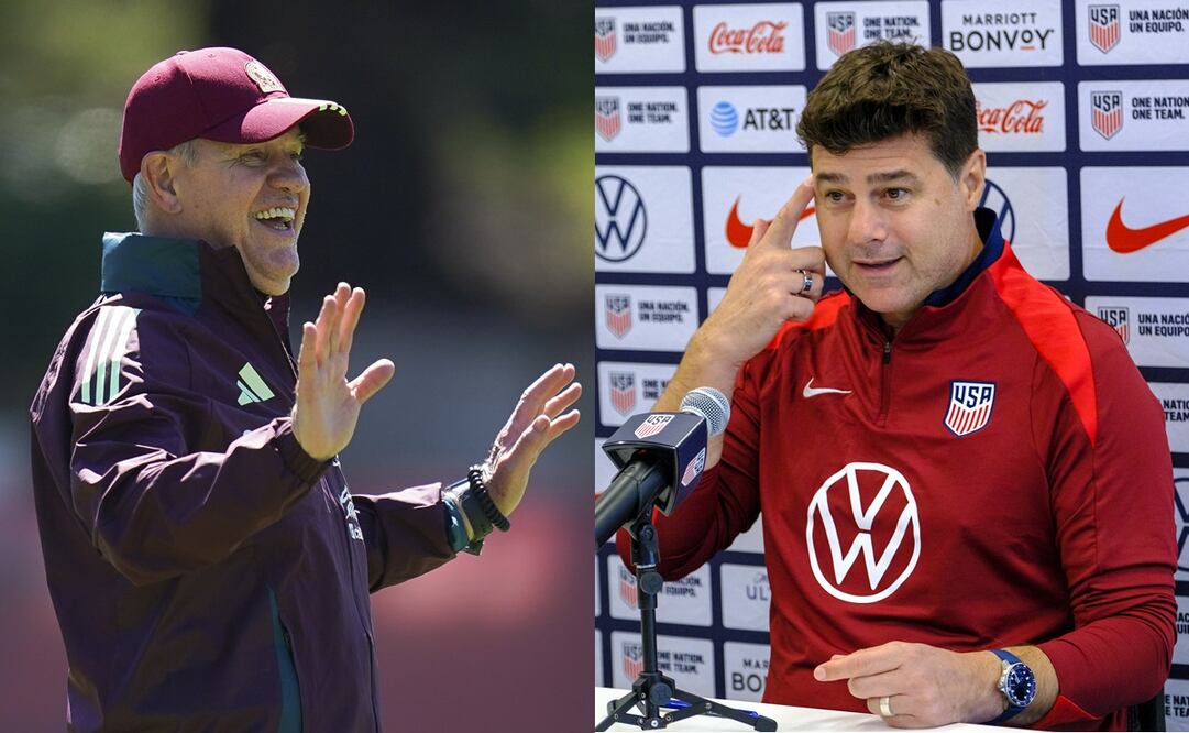 Javier Aguirre y Mauricio Pochettino, previo al duelo entre México y Estados Unidos - Fotos: Imago7/ AP