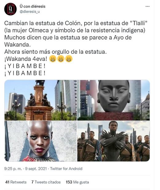¿De Wakanda o alienígena?: Critican la escultura "Tlali" con memes