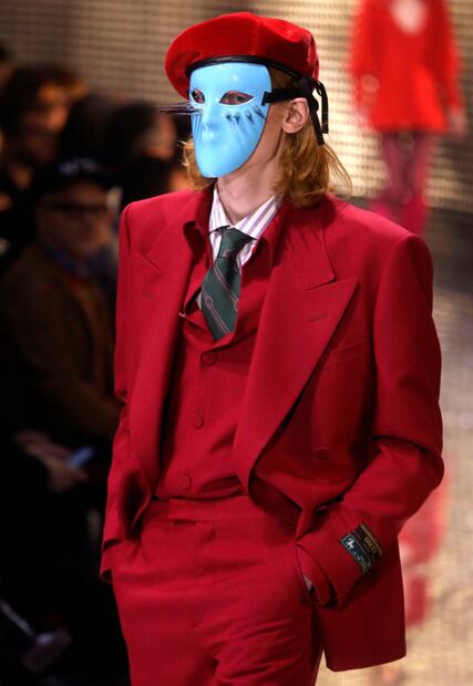 ¿Máscaras para el otoño? Así es la propuesta de Gucci en la semana de la moda de Milán