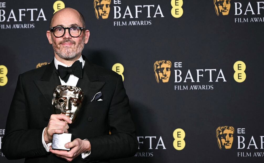"Conclave" del director Edward Berger se coronó como la favorita de la noche. Foto: JUSTIN TALLIS / AFP.