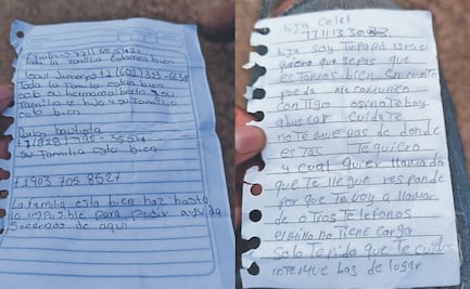 “La familia está bien, haz hasta lo posible por pedir ayuda” 