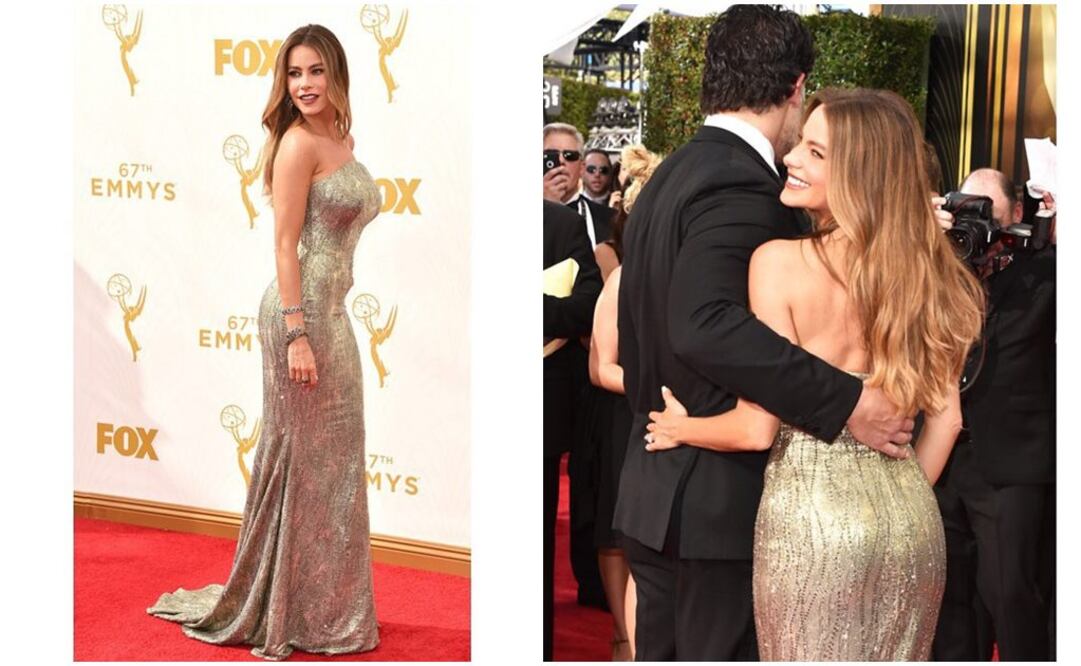 La actriz compartió varias instantáneas del atuendo que usó en la ceremonia. FOTO: Instagram sofiavergara