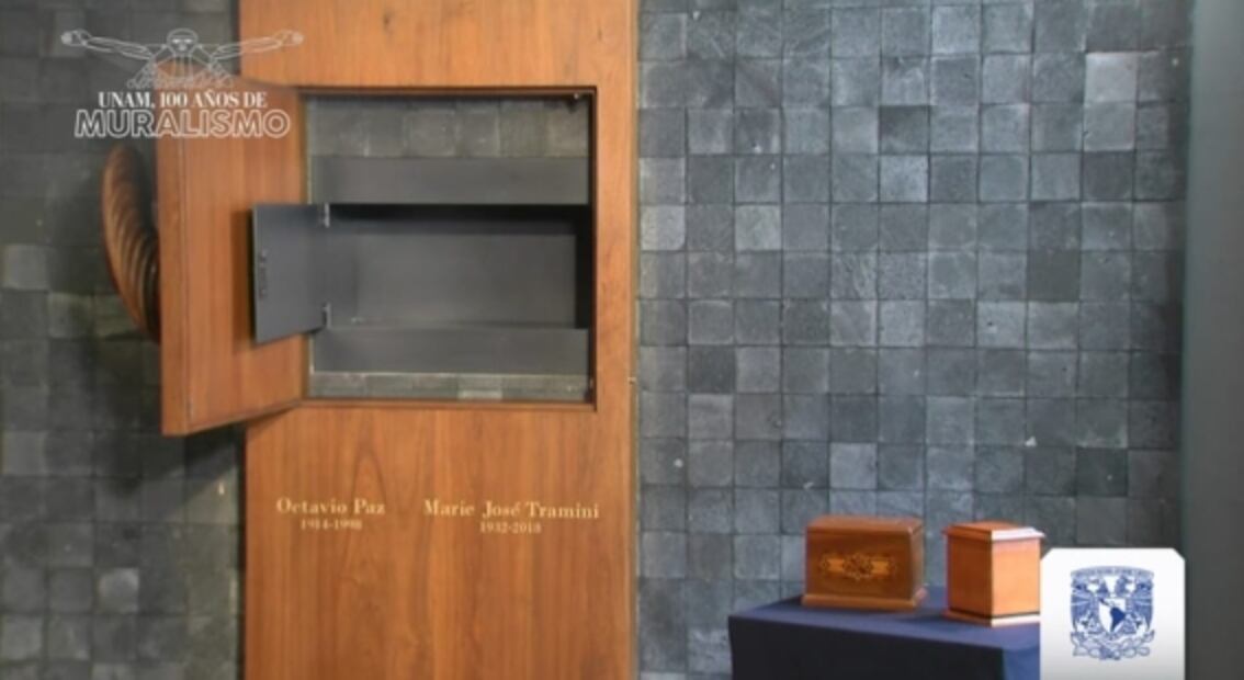Depositan cenizas de Octavio Paz y Marie Jo en San Ildefonso