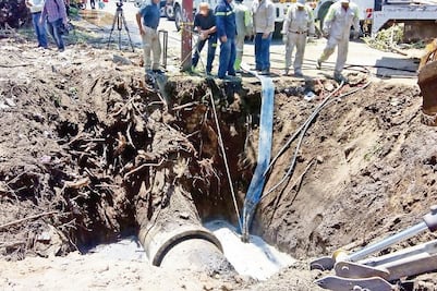En revisión casa dañada por fisura en Milpa Alta