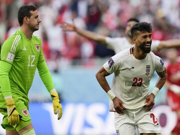 Irán dejó prácticamente eliminado a Gales tras la victoria de último minuto
