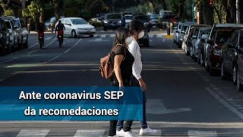 SEP recomienda "saludo de corazón" en escuelas ante coronavirus 