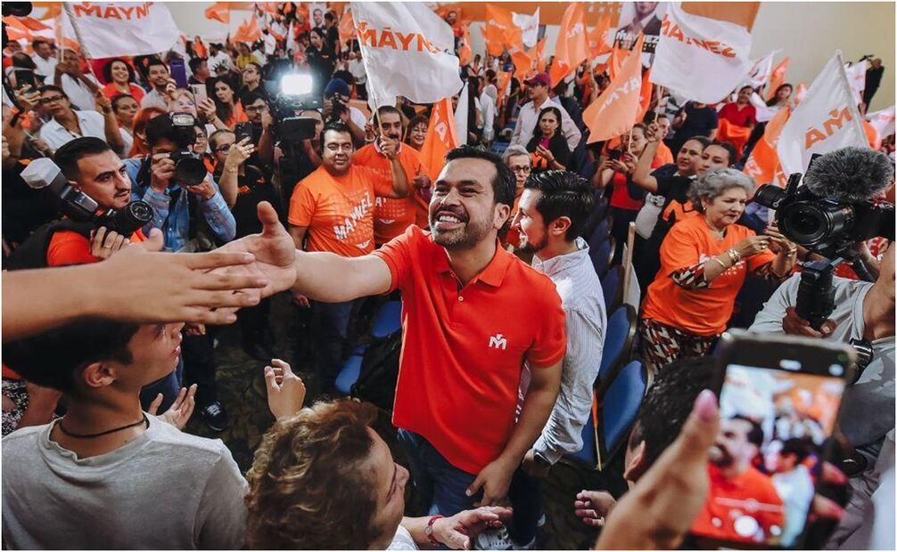 Jorge Álvarez Máynez en Colima. Foto: Especial