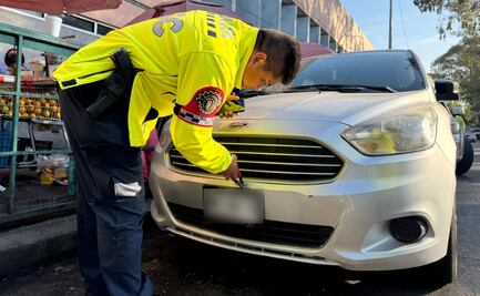 Infraccionan a casi 500 conductores por obstrucción de placas de circulación; realizan operativos en las 16 alcaldías