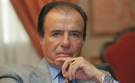 Investigan robo de anillo del expresidente argentino Carlos Menem mientras convalecía