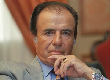 Investigan robo de anillo del expresidente argentino Carlos Menem mientras convalecía