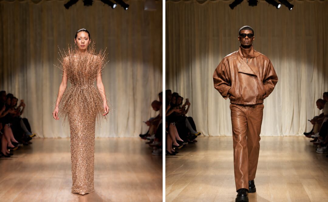 Edher Gin presentó su colección oro vivo en NYFW. Foto: Cortesía Edher Gin