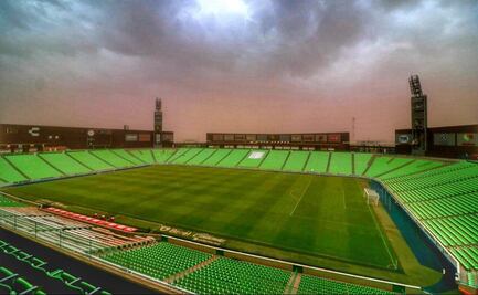 ¿Polvo del Sahara invade entrenamiento de Santos Laguna?