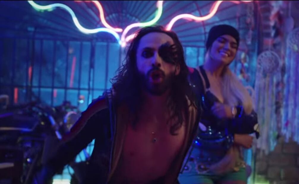 Moderatto y Karol G lanzaron el clip de la canción "Caballero". Foto: Captura YouTube / Moderatto