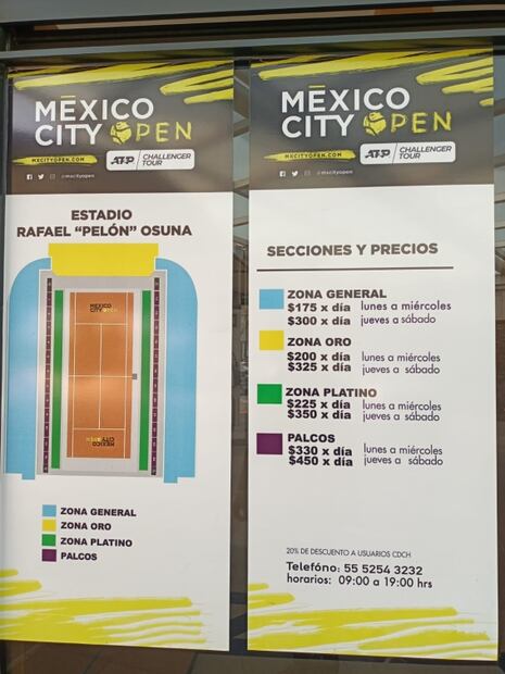 Conoce los precios de los boletos para el México City Open 2022