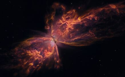 La Nebulosa Mariposa, una "cuna de estrellas bebé": NASA