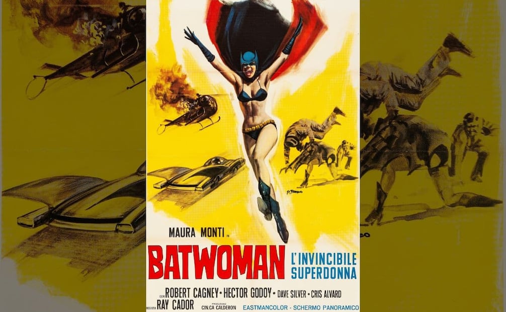 Cartel italiano de “Batwoman: L'invincibile superdonna” o “La supermujer invencible”. Foto: IMDb.