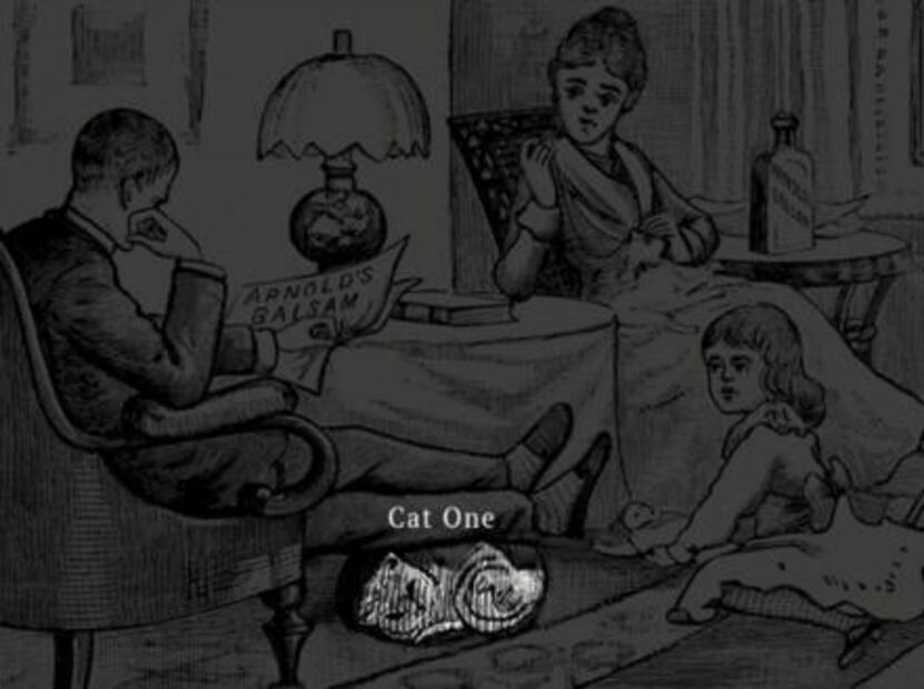 Esta imagen de la época victoriana esconde dos gatos, ¿puedes verlos?