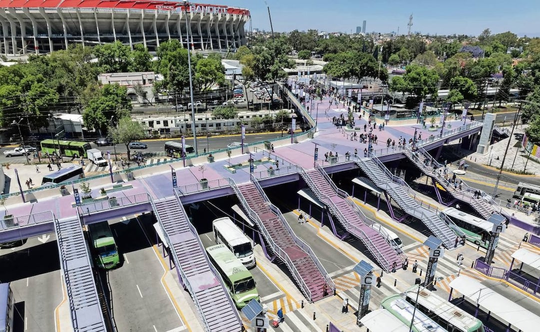 En el Cetram Huipulco se realizó una mejora integral de la imagen y se ampliaron andenes para la próxima llegada de la Ruta 14 del Trolebús. Foto: Especial